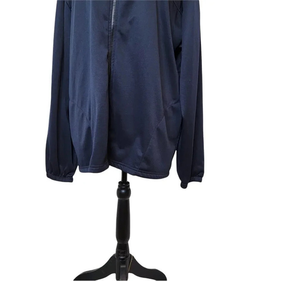 OLYMPIC COMMITTEE Men's Embroidered Knit Jacket Size XXXL Navy Blue - Picture 9 of 13